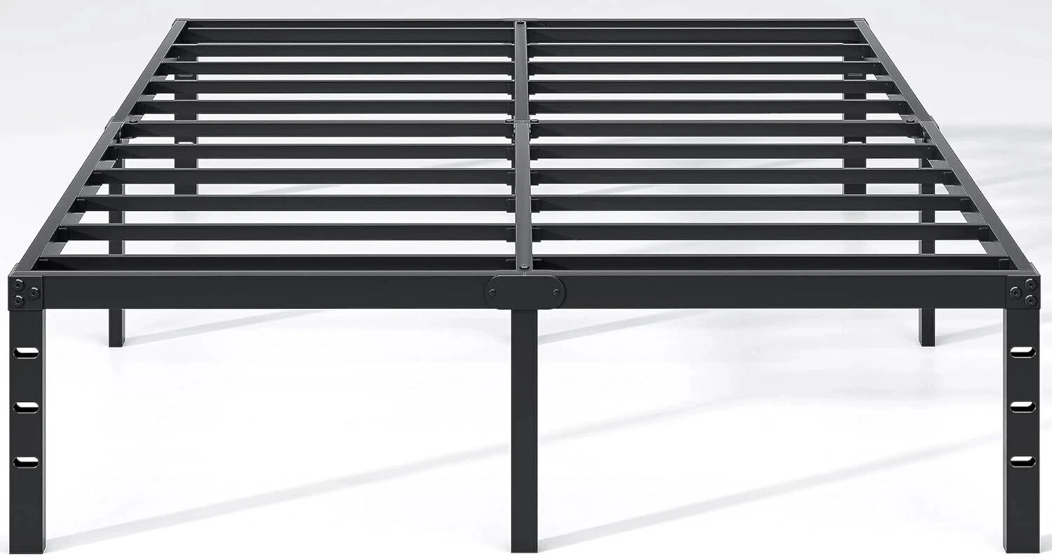 Metal Bed Frame,King Size Bed Frame with Storage S